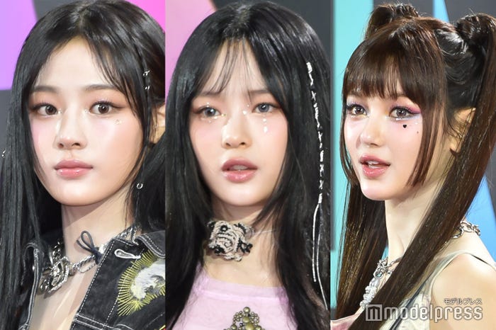 ミンジ、ハニ、ダニエル/NewJeans(C)モデルプレス