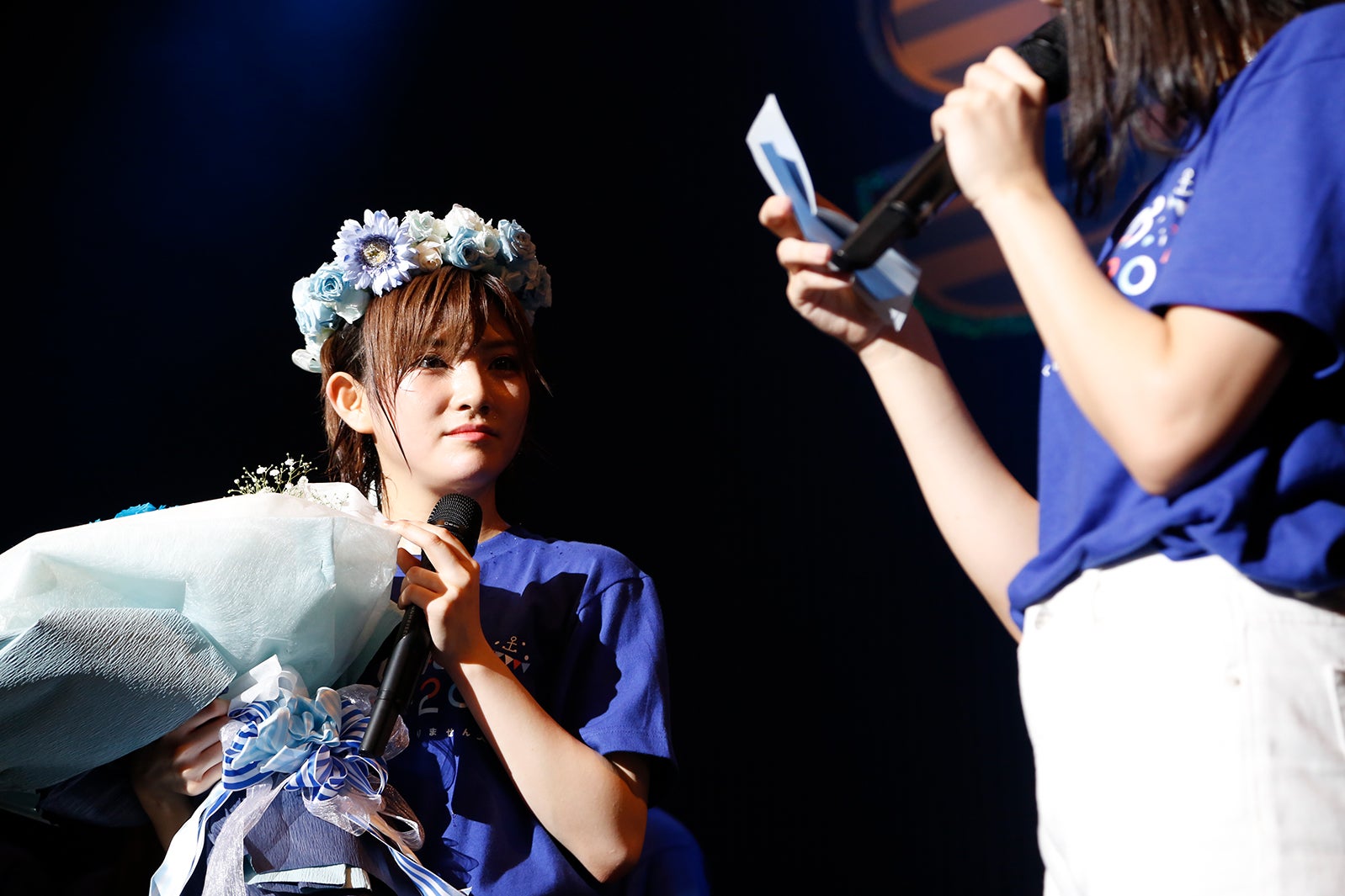 岡田奈々／「STU48 全国ツアー2019 ～船で行くわけではありません～」初日公演の様子（C）STU