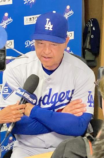 ロバーツ監督「これはチャンスがあると感じた」パヘズの打席で決勝点を確信した1球 外角スライダーにバットが止まる「強い気持ちで勝ち取った打席」