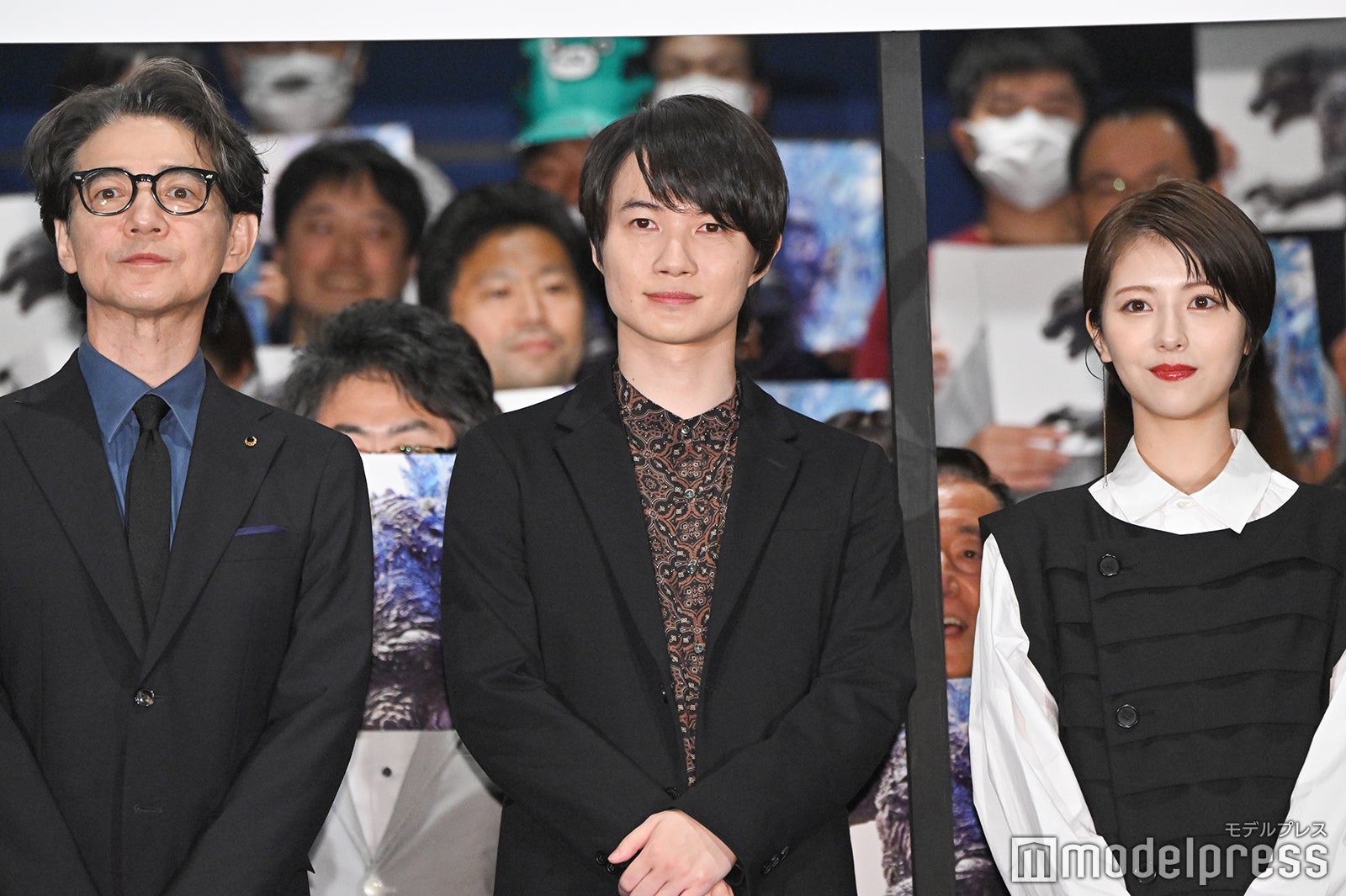 吉岡秀隆、神木隆之介、浜辺美波（C）モデルプレス