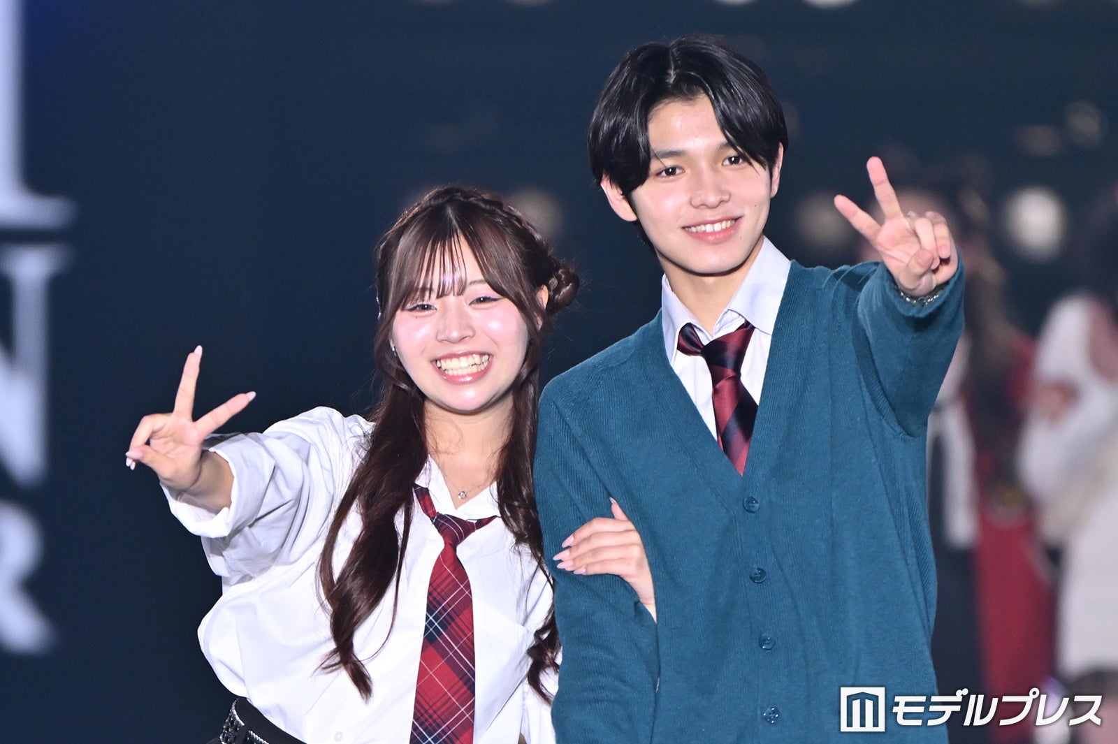 「今日好き」しゅんゆまカップル、腕組みランウェイ「今日も優真ちゃんが可愛すぎました」ラブラブ全開でぺこぱらツッコミ【関コレ2026S/S】