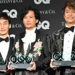 左から：草なぎ剛、稲垣吾郎、香取慎吾 （C）モデルプレス