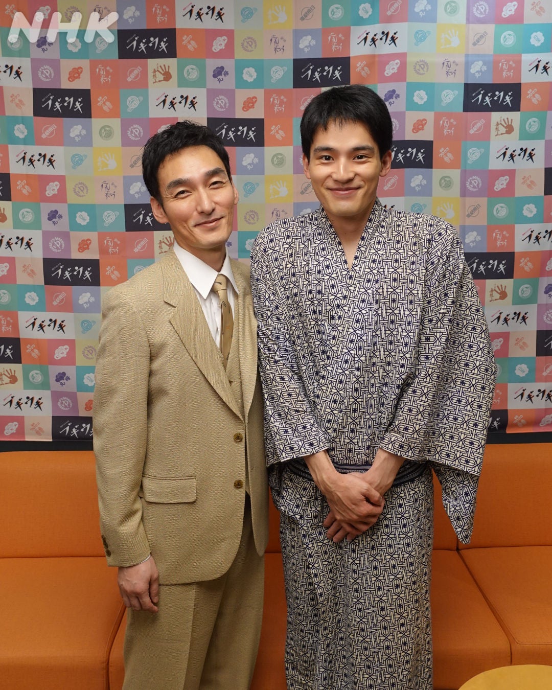 草なぎ剛、水上恒司／「ブギウギ」Instagramより