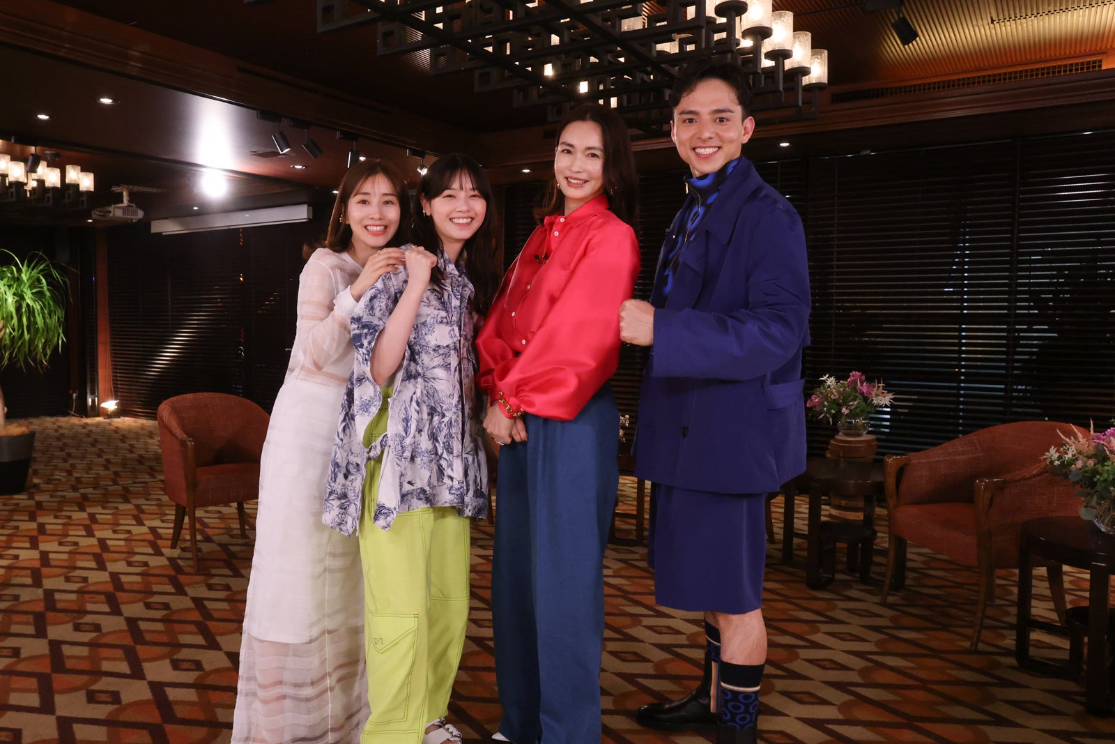 田中みな実、西野七瀬、長谷川京子、満島真之介（C）カンテレ