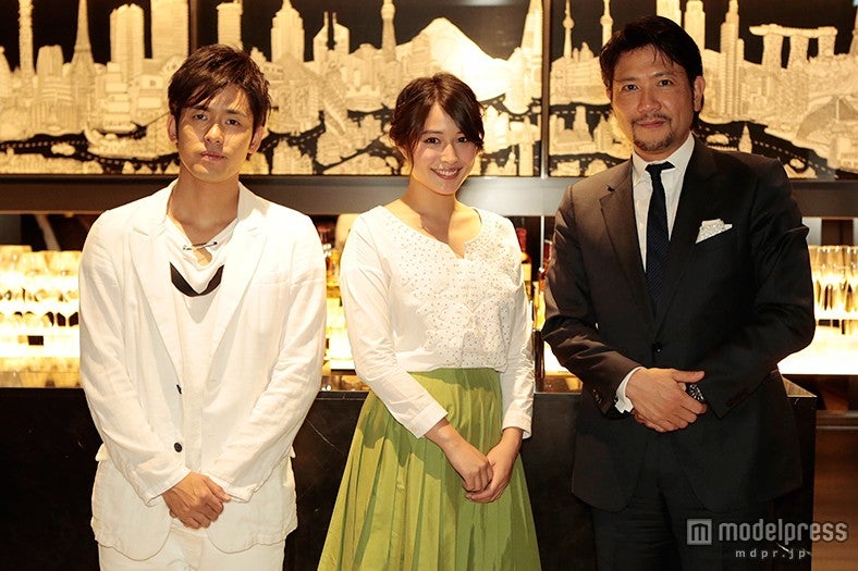 （左より）K、広瀬アリス、別所哲也