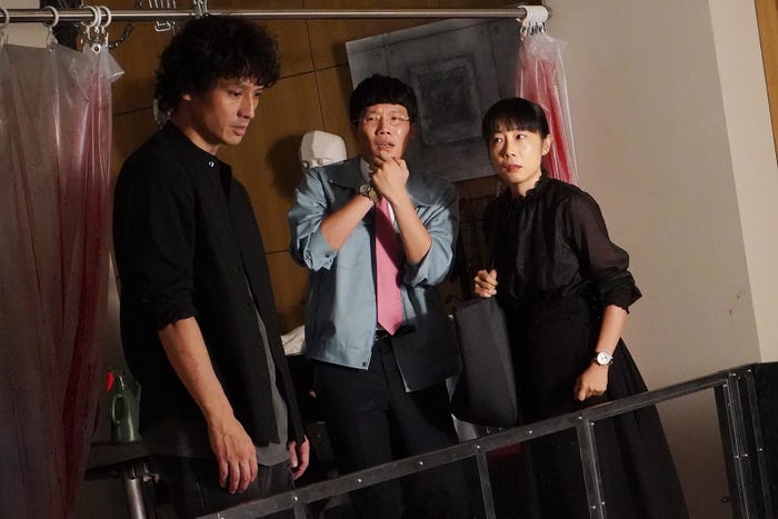 安藤政信、前原滉、山田真歩/「あなたの番です」第18話より(C)日本テレビ