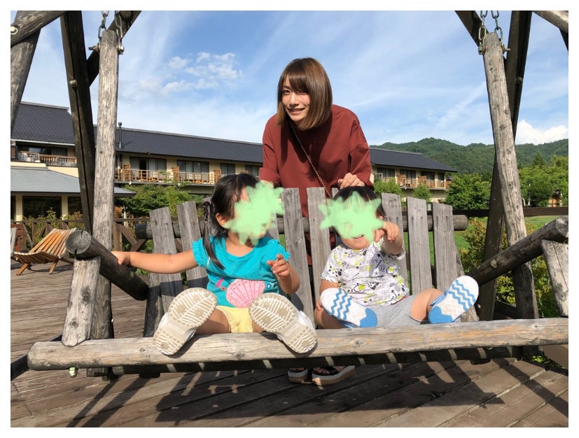 旅行を満喫中の後藤真希一家／後藤真希オフィシャルブログ（Ameba）より
