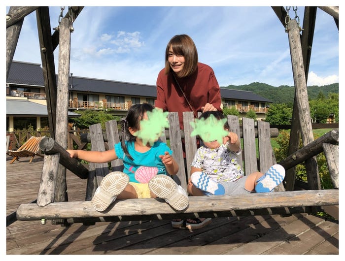 旅行を満喫中の後藤真希一家/後藤真希オフィシャルブログ(Ameba)より