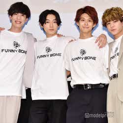 モデルプレス - GENERATIONS片寄涼太&橋本環奈、W主演映画「午前0時、キスしに来てよ」Funny boneメンバーお披露目