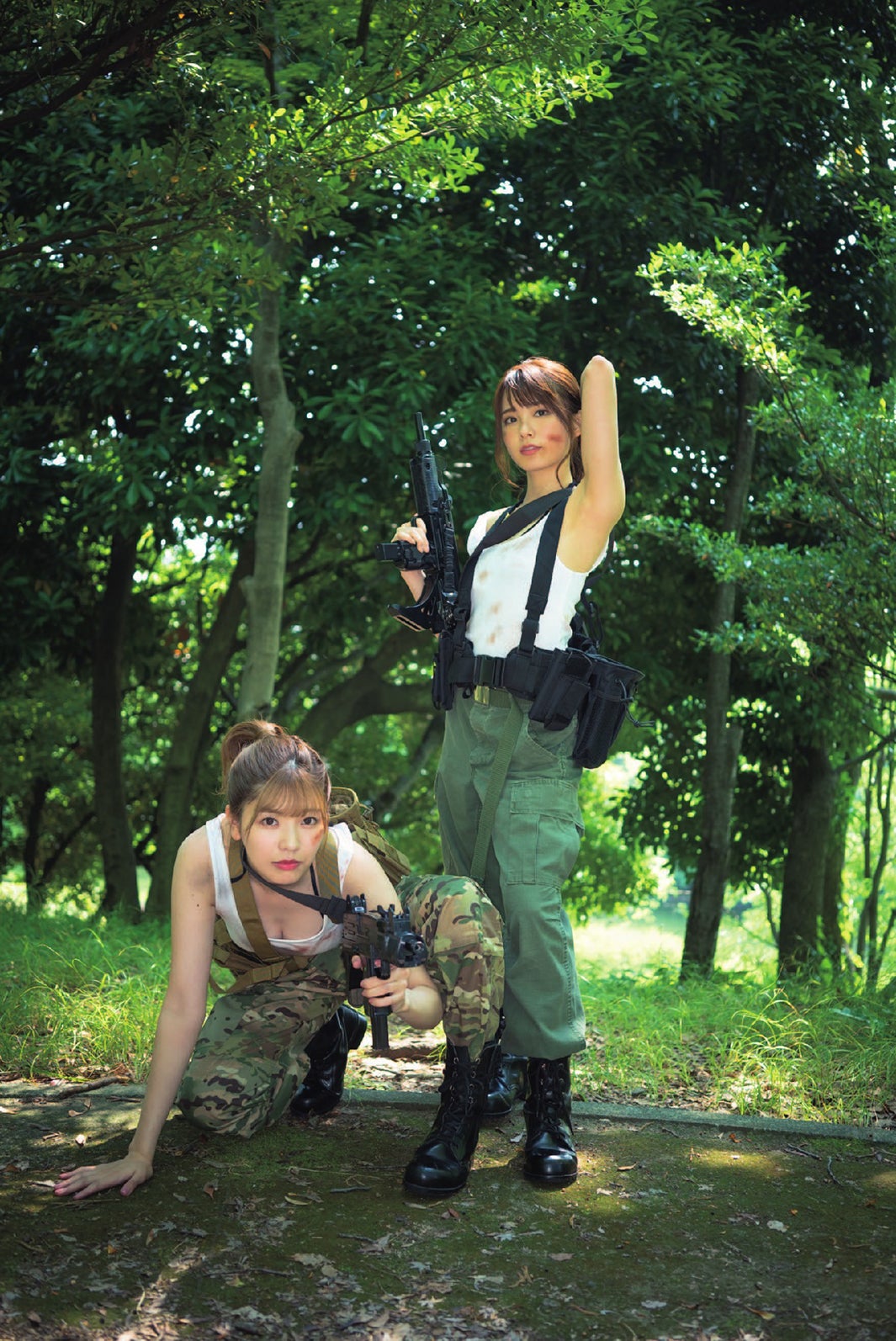 西村歩乃果＆石川夏海（C）光文社／週刊FLASH 写真：田中亘