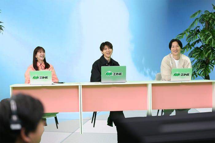 林美桜アナウンサー、若井滉斗、山添寛(C)モデルプレス