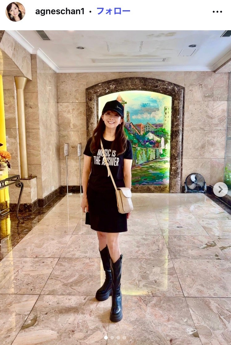アグネス・チャンInstagramより