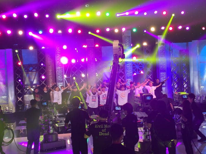 リハーサル中のTHE RAMPAGE from EXILE TRIBE (画像提供:テレビ朝日)