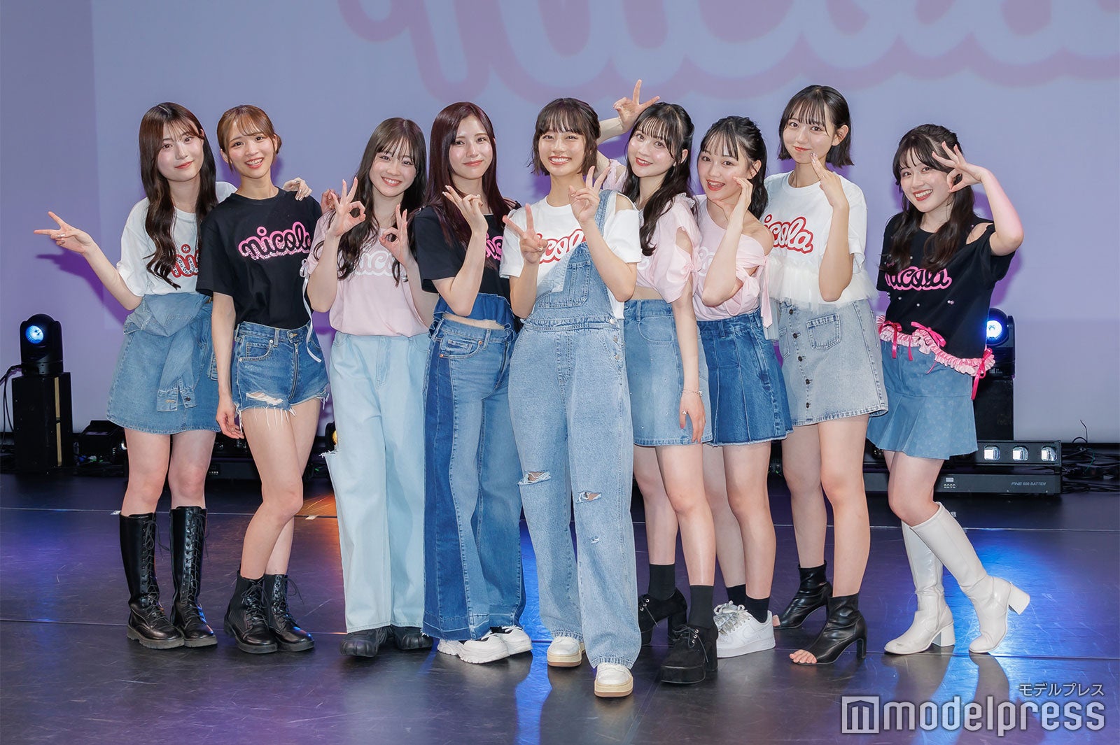 近藤藍月、中山あやか、足川結珠、高橋快空、池端杏慈、佐藤菜月海、藤野有紗、近藤結良、河村果歩（C）モデルプレス