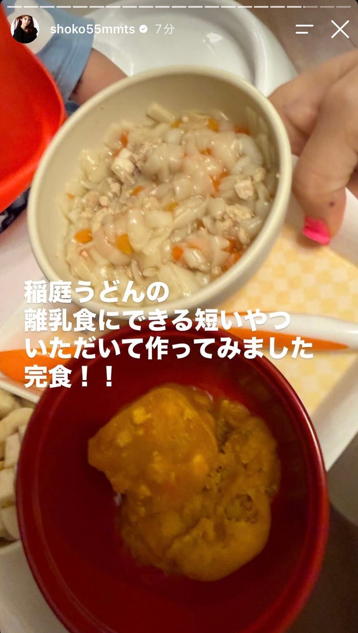 中川翔子Instagramストーリーズより
