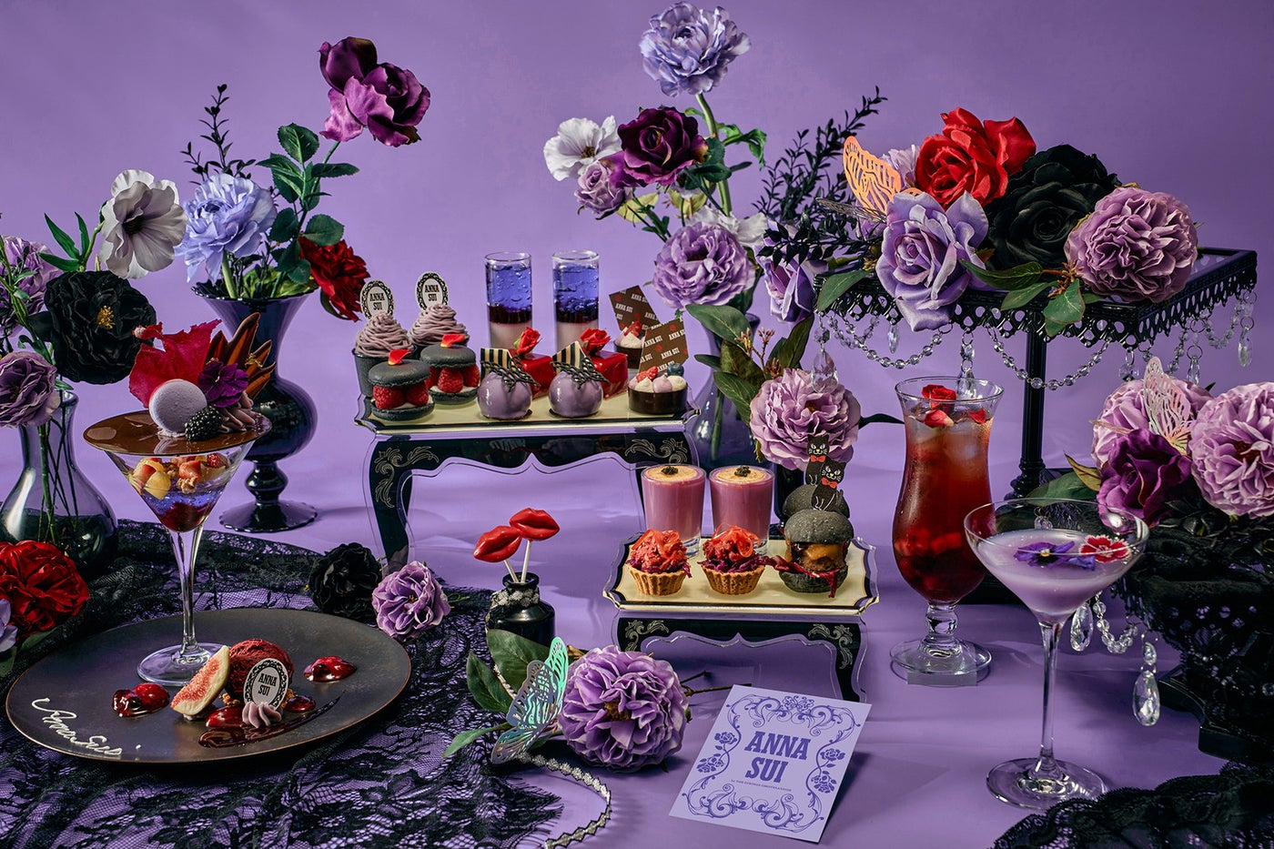 ファンタジー＆ローズ アフタヌーンティー with ANNA SUI／提供画像