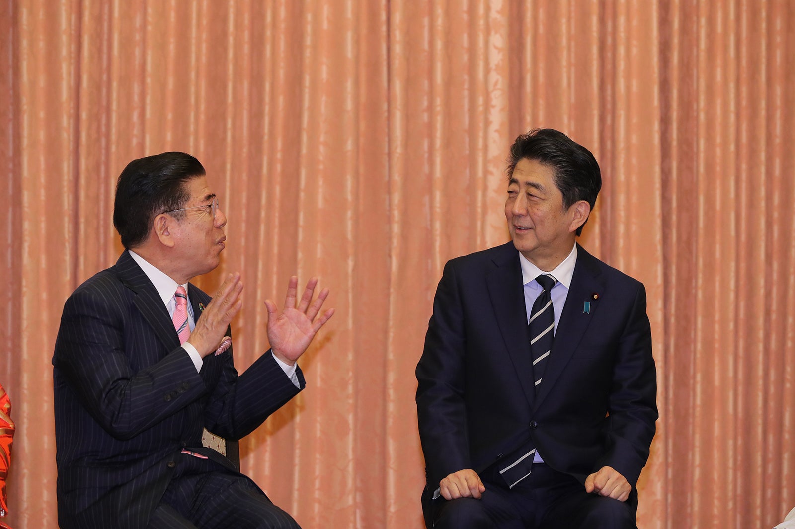 西川きよし、安倍晋三首相 （提供写真）