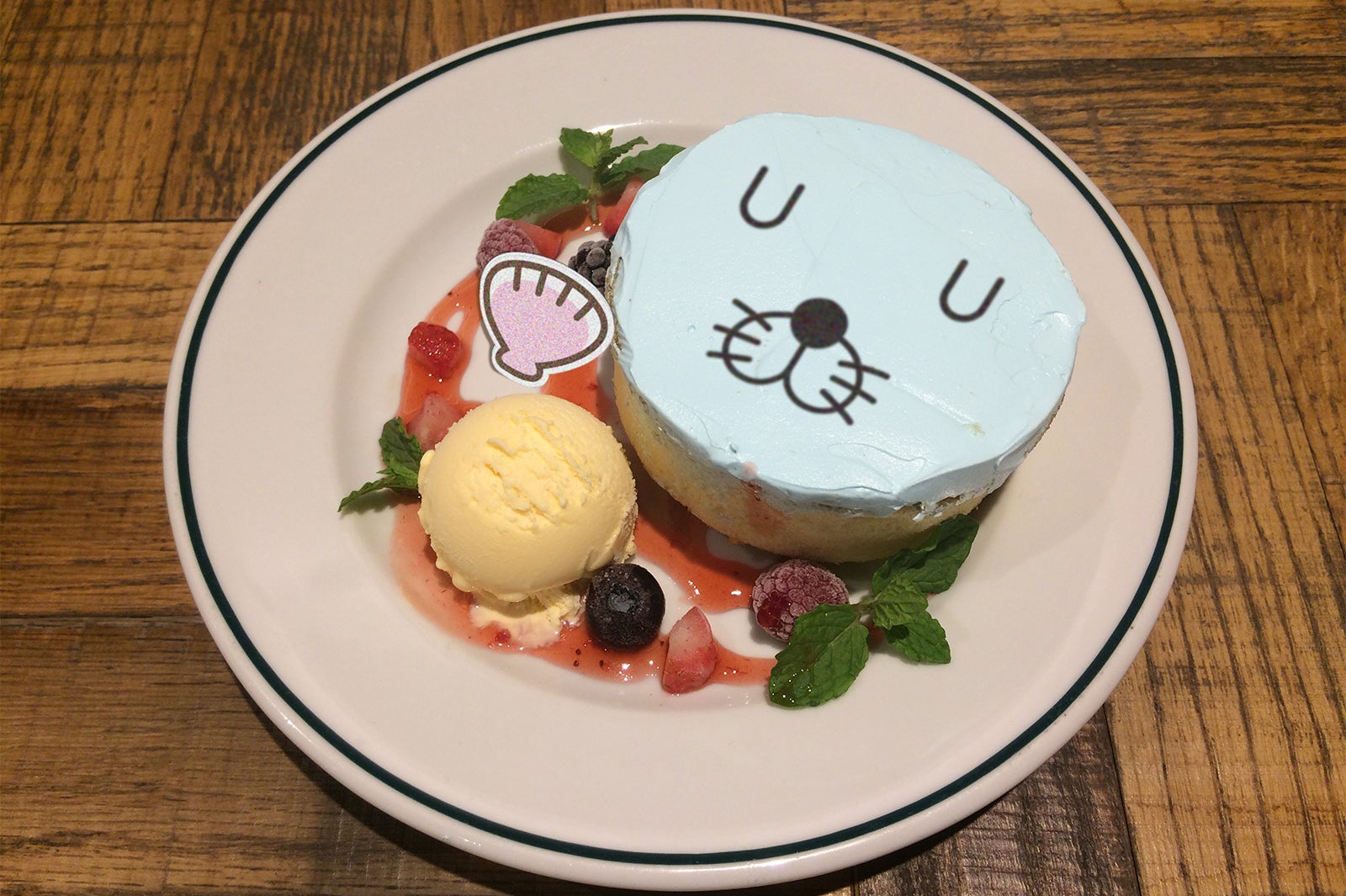 ぼのぼのまんまるパンケーキ／画像提供：TOWER RECORDS CAFE