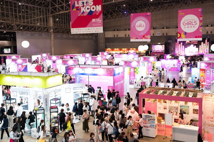 「KCON 2019 JAPAN」コンベンションエリアの様子 (C) CJ ENM Co., Ltd, All Rights Reserved