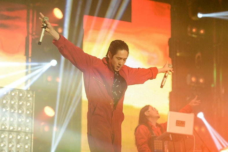 ライブ出演したファーイースト・ムーヴメント／「MTV World Stage Live in Malaysia 2013」(C)MTV Asia/Lucas Lau