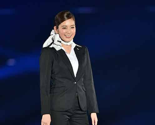 筧美和子、キャビンアテンダントに扮する「高校生の頃なりたかった」<TGC北九州2015>