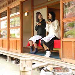 御幸亭でお煎茶タイム。(C)モデルプレス