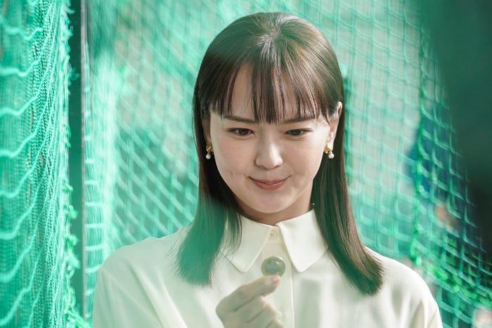 多部未華子/新TVCMセット500「バッティングセンター」篇メイキングより(提供写真)