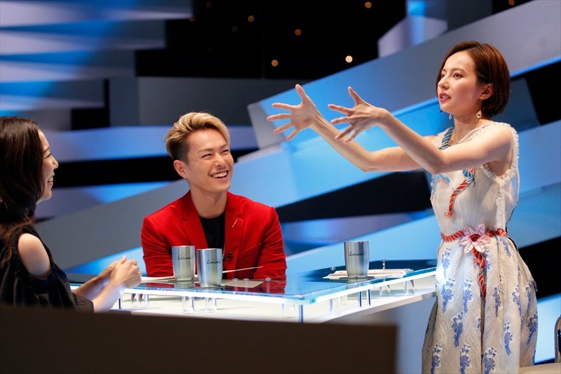 今市隆二、露崎春女、ベッキー／音楽番組「LOVE or NOT♪」より（提供画像）