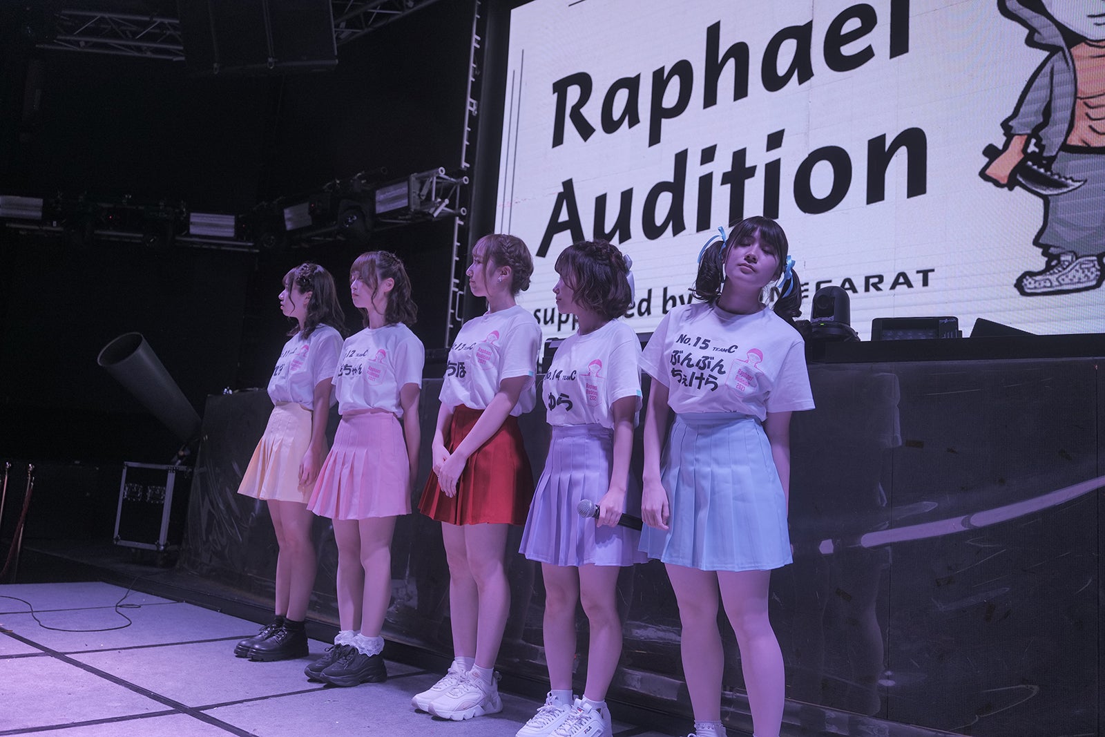 「ラファエルプロデュースアイドル」最終審査より（提供写真）