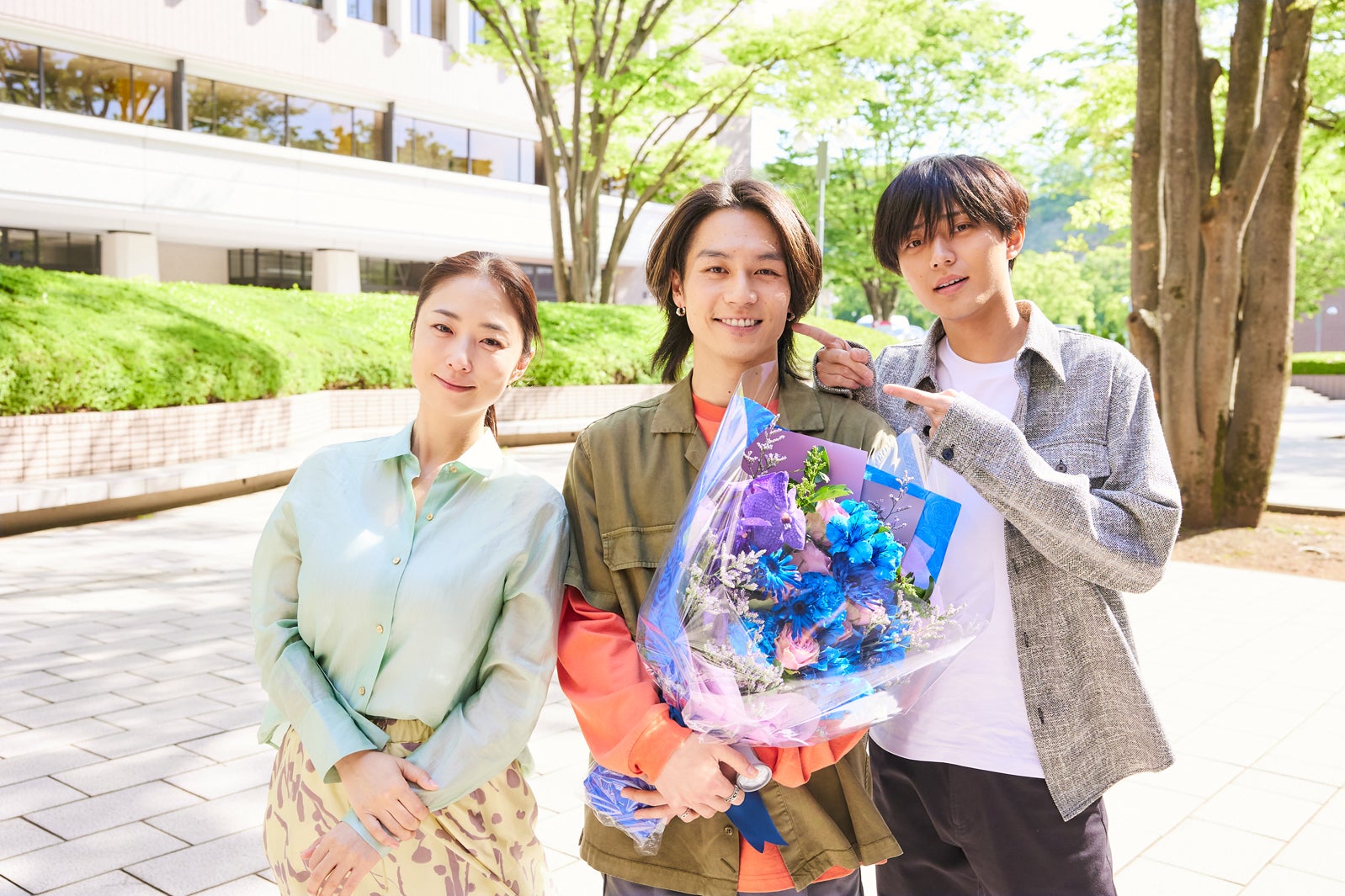 MEGUMI、松田元太、永瀬廉（C）テレビ朝日