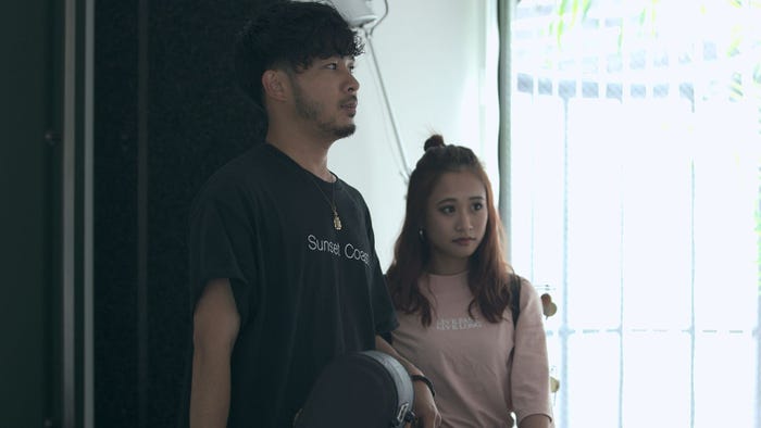 健司、莉咲子「TERRACE HOUSE TOKYO 2019-2020」14th WEEK(C)フジテレビ/イースト・エンタテインメント