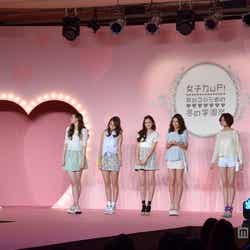 「オシャレを極める!ルミネファッション講座」(左から:本間智恵アナウンサー、ニコル、滝沢カレン、オードリー亜谷香、ラブリ、寺本愛美、大川藍)