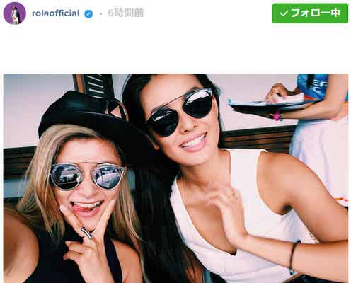 ローラ「サマソニ」来場 すみれと踊るキュートな仲良し動画も公開