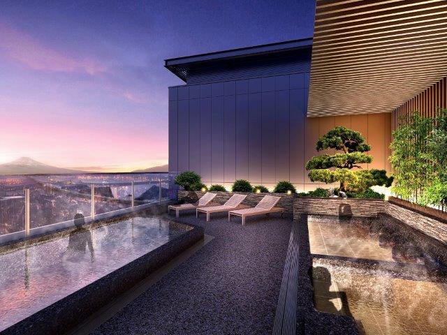 展望露天風呂／画像提供：住友不動産