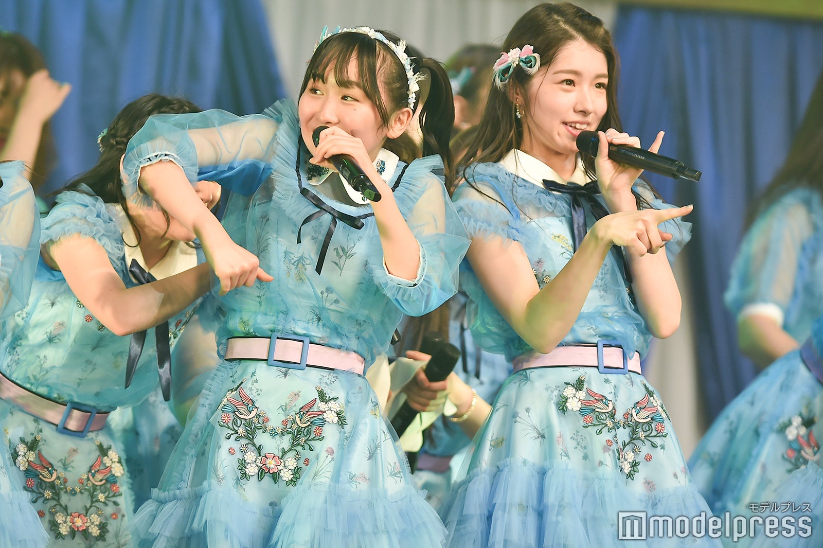 山邊歩夢、岩立沙穂「AKB48 チームB単独コンサート～女神は可愛いだけじゃない～」 （C）モデルプレス