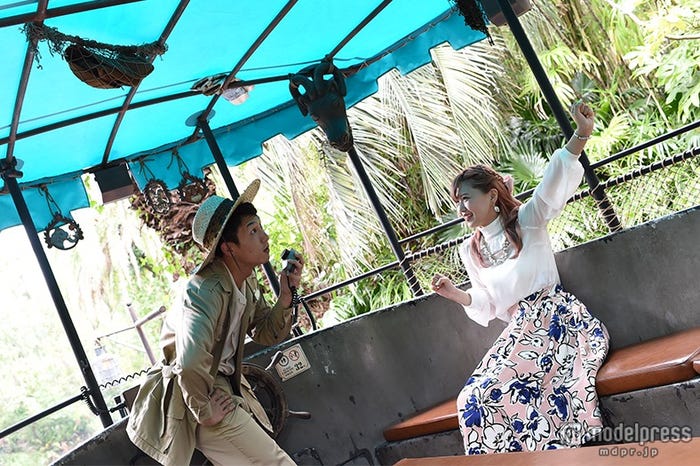 「ジャングルクルーズ:ワイルドライフ・エクスペディション」/モデル:河西里音