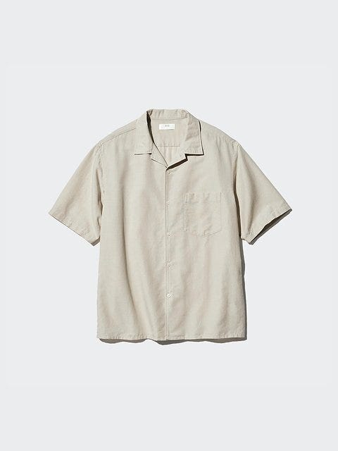 ユニクロ コットンリネンシャツ ユニクロのコットンリネンシャツ