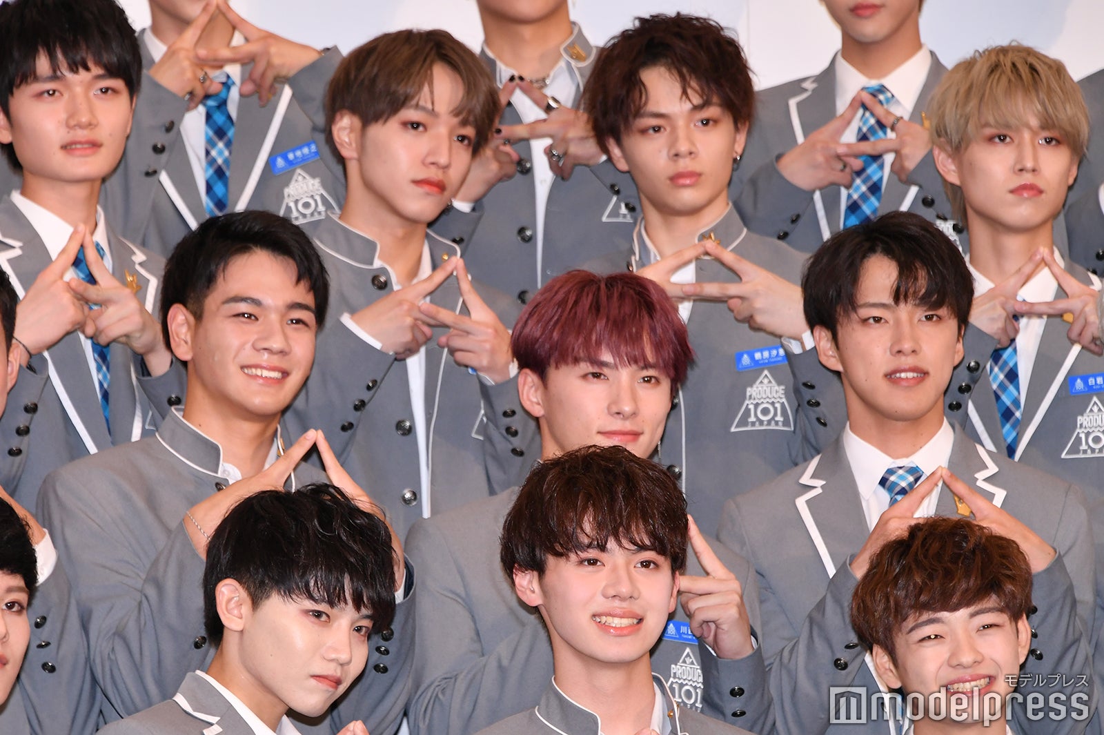 「PRODUCE 101 JAPAN」練習生 （C）モデルプレス