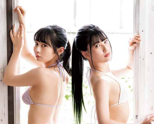 #ババババンビ近藤沙瑛子&#2i2森嶋あんり、姉妹グループで秘密のグラビア撮影