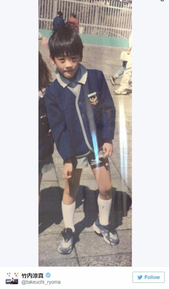 竹内涼真、小さい頃の写真公開に「絶対に初恋の相手になってた」「もうすでにイケメン」と反響