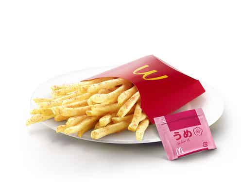 マクドナルド、ポテトに春の梅フレーバー登場 ドリンクも春仕様に