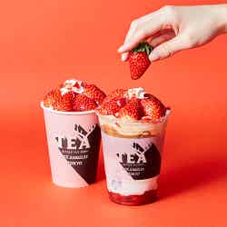 ストロベリー スノー ミルクティー(HOT ・ ICED)¥780(提供画像)