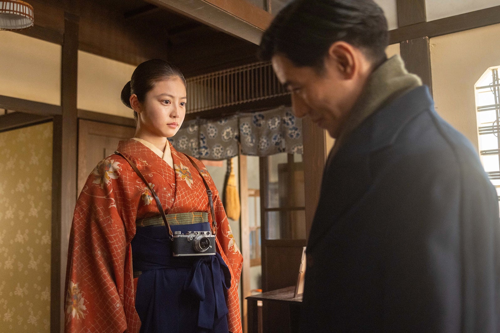 今田美桜、中島歩「あんぱん」（C）NHK