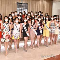 マスク姿で集結した「ミス・ワールド2020日本大会」ファイナリスト （C）モデルプレス