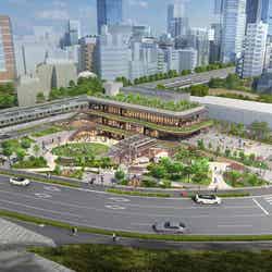 公園および施設 俯瞰パースイメージ/提供画像