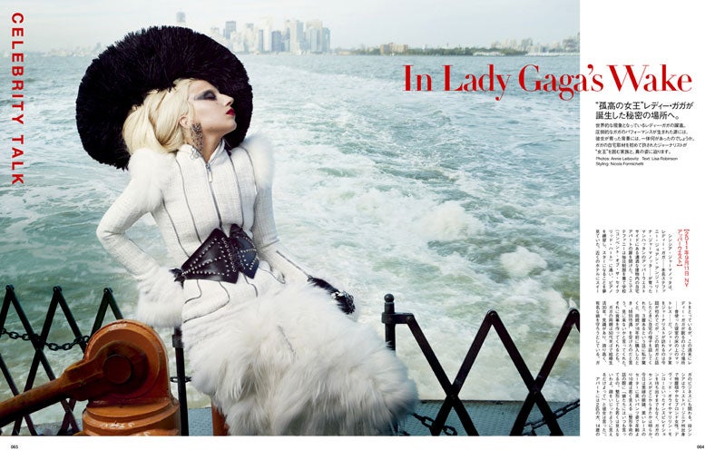 インタビューに応じたレディー・ガガ