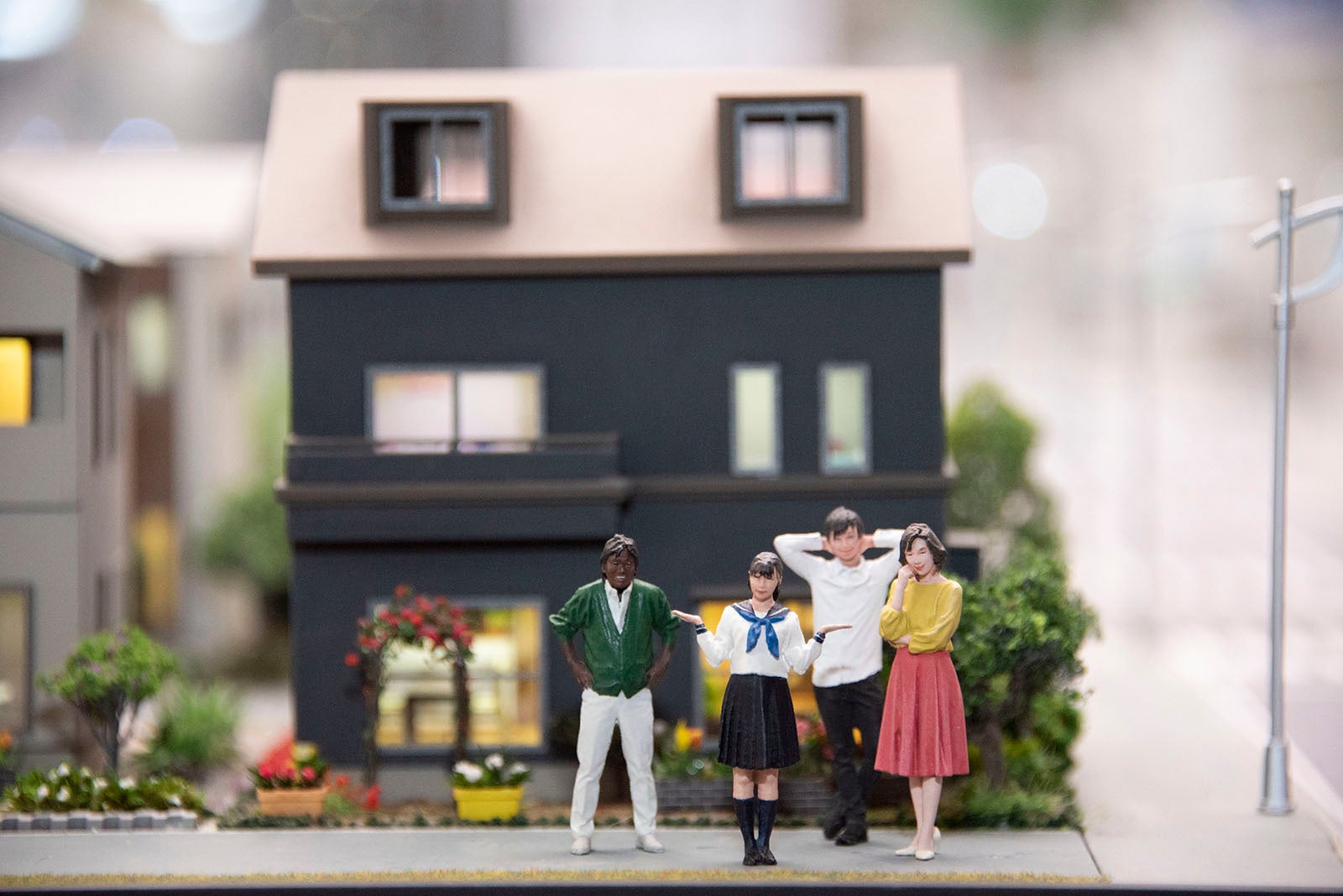 「小世界家の秘密」家族写真（提供写真）