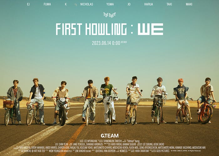 &TEAM「First Howling:WE」Concept Poster(C)HYBE LABELS JAPAN