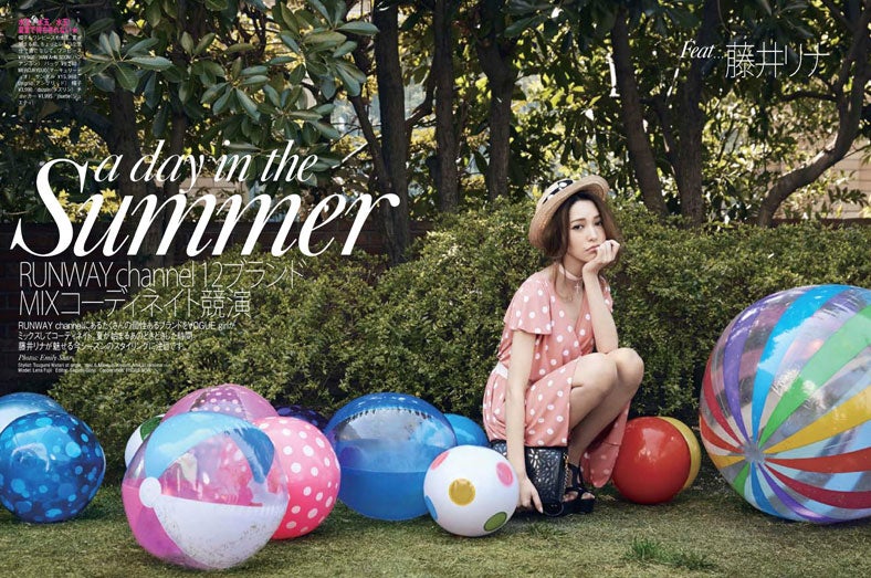 藤井リナファッションストーリー／RUNWAY Channel No2　Photo：Emily Shur （C） 2013 Conde Nast Japan. All Rights Reserved.