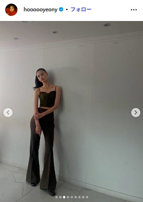 チョン・ホヨン公式Instagramより